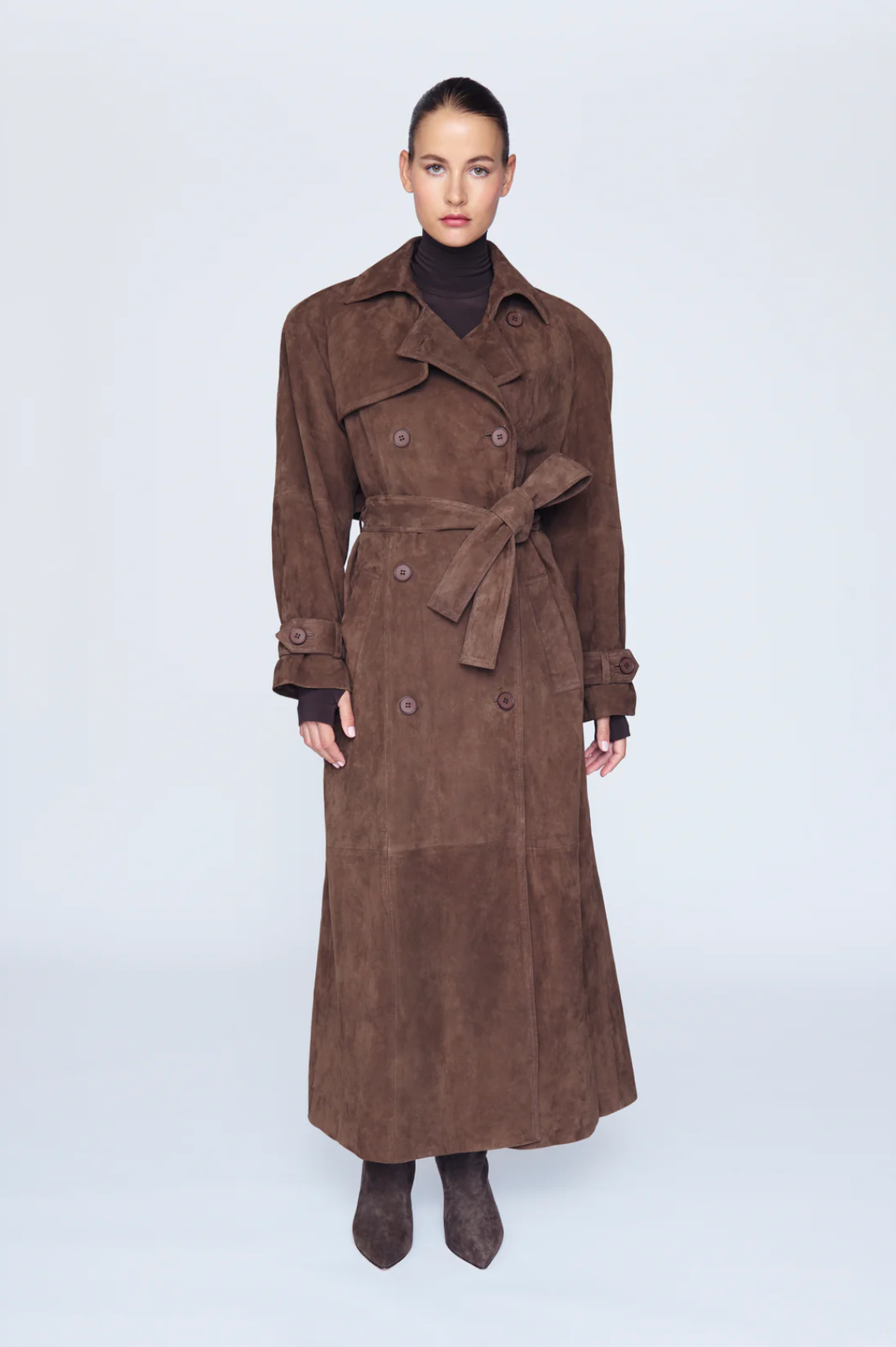 Corrin Suede Coat Coco Yttertøy